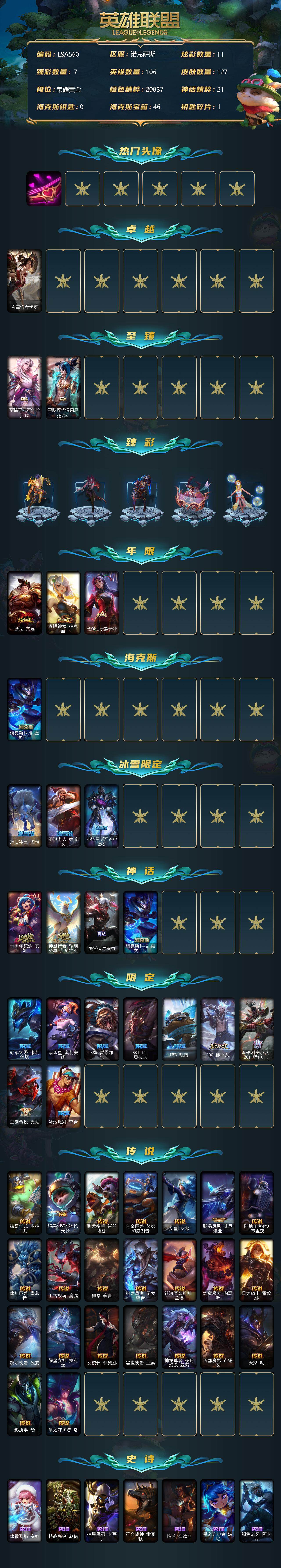 LOLEY39403英雄联盟账号详情图2 LOLEY39403英雄联盟账号详情图2