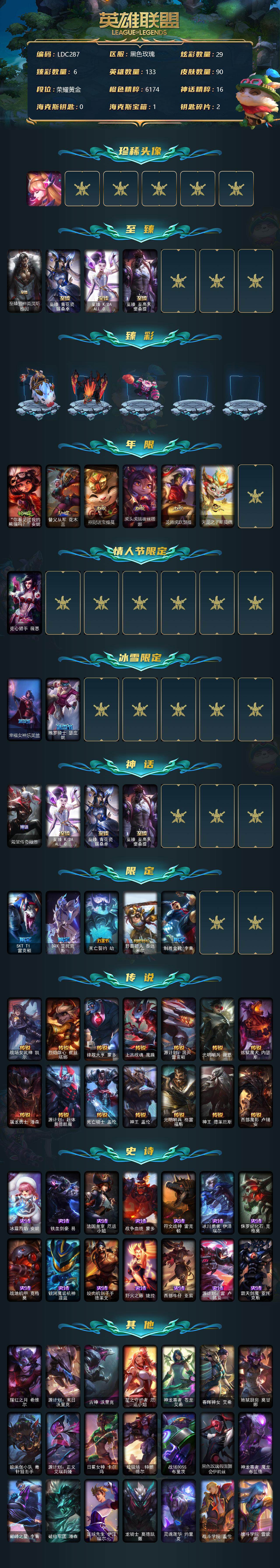 LOLEY310050英雄联盟账号详情图2 LOLEY310050英雄联盟账号详情图2