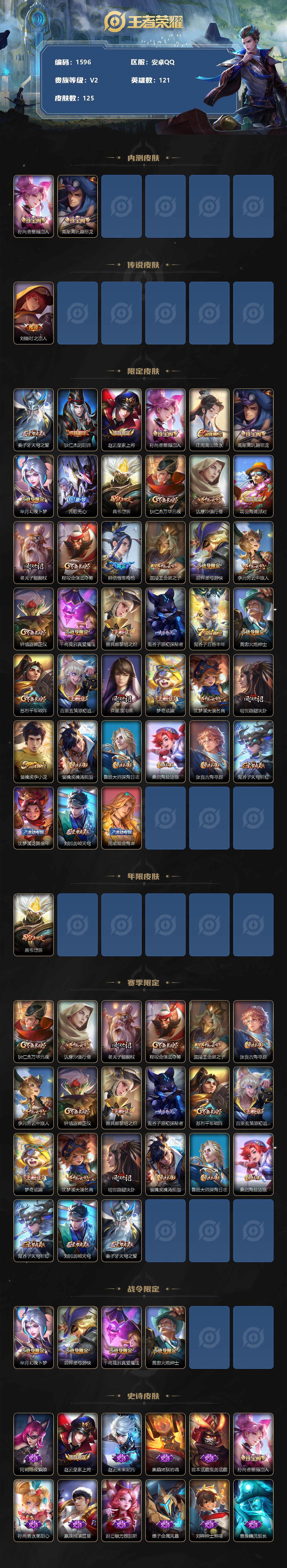 WZCMW3235288王者荣耀账号详情图3
