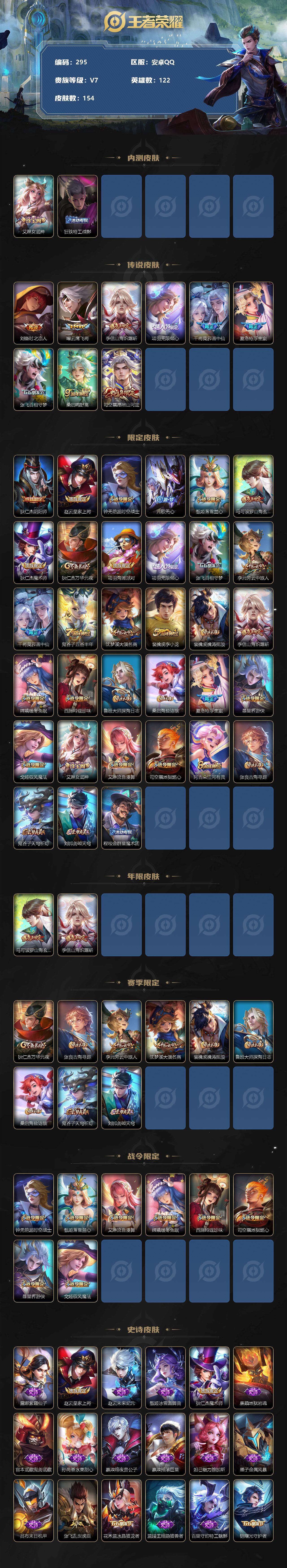 WZLFY3227696王者荣耀账号详情图2