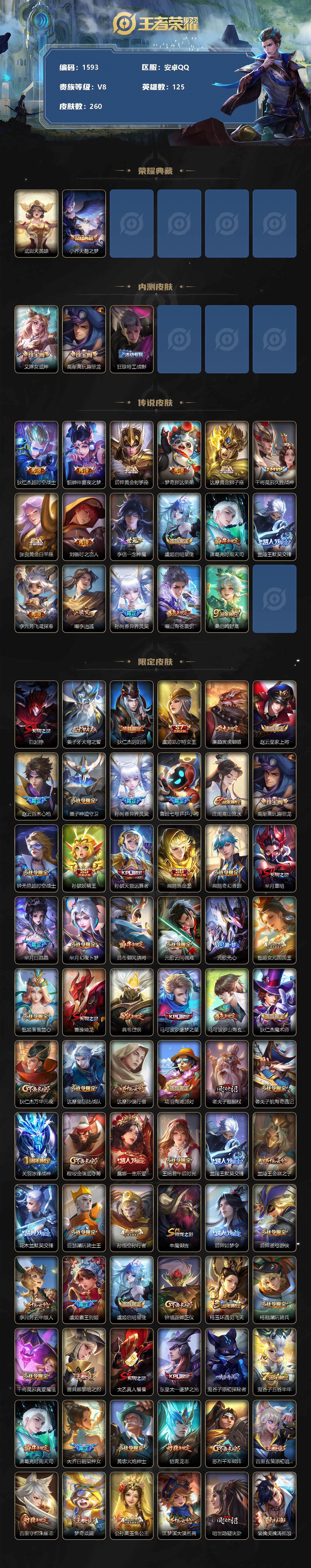 WZCMW3246984王者荣耀账号详情图2