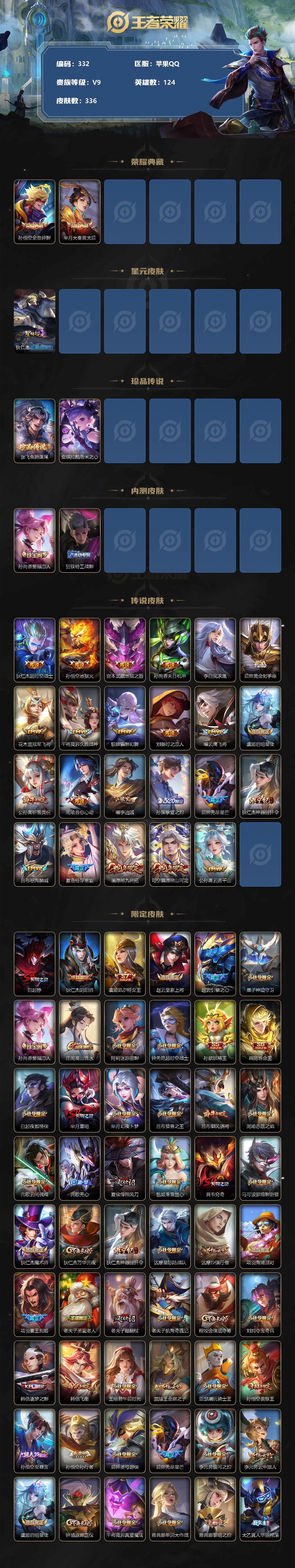 WZLFY3235948王者荣耀账号详情图2