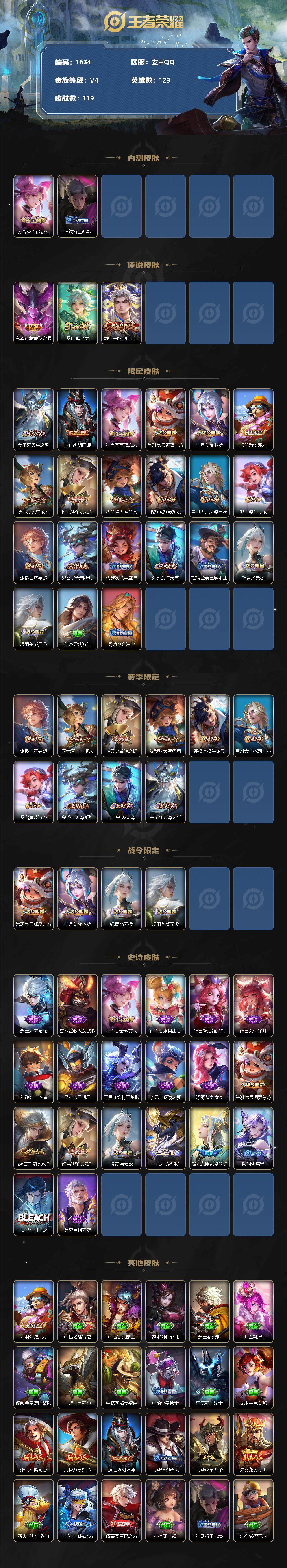 WZCMW3236431王者荣耀账号详情图3