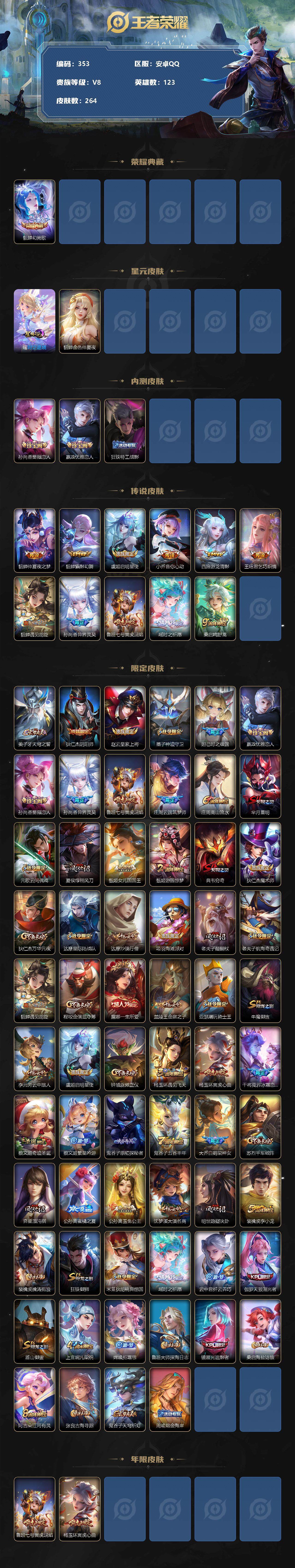 WZLFY3237214王者荣耀账号详情图2