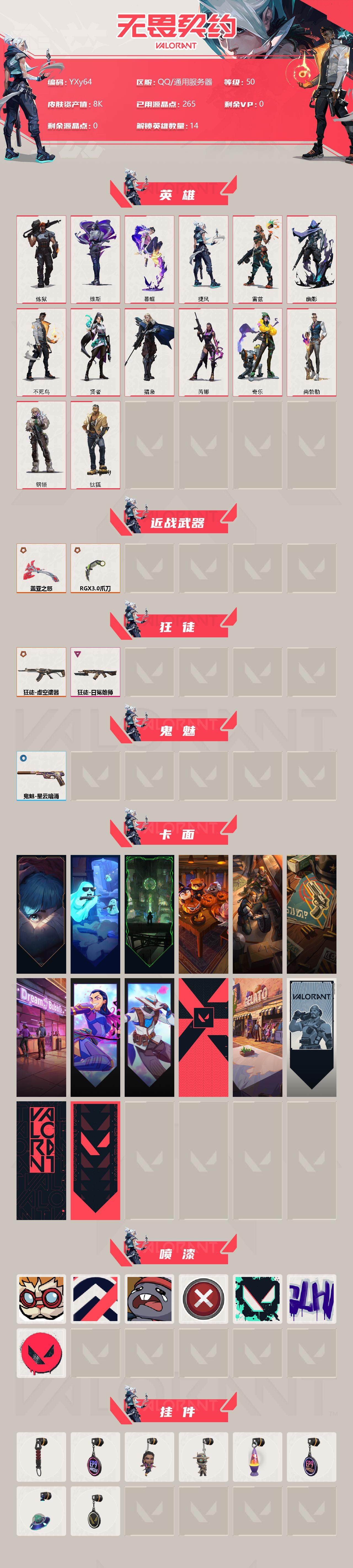 WWQYXS39578无畏契约账号详情图2