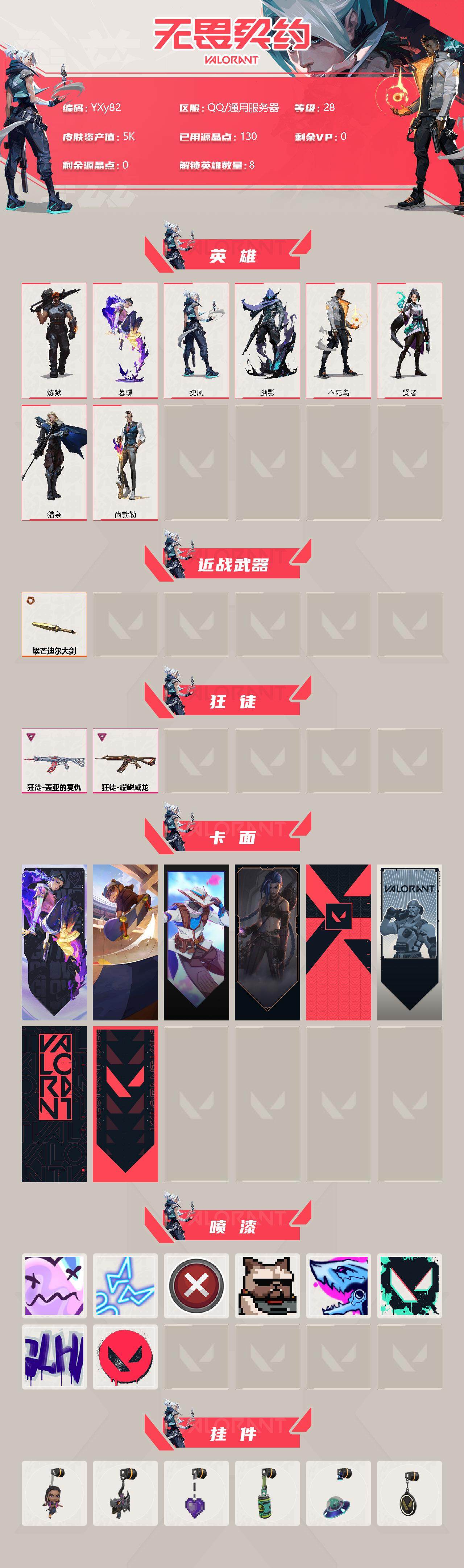 WWQYXS39567无畏契约账号详情图2