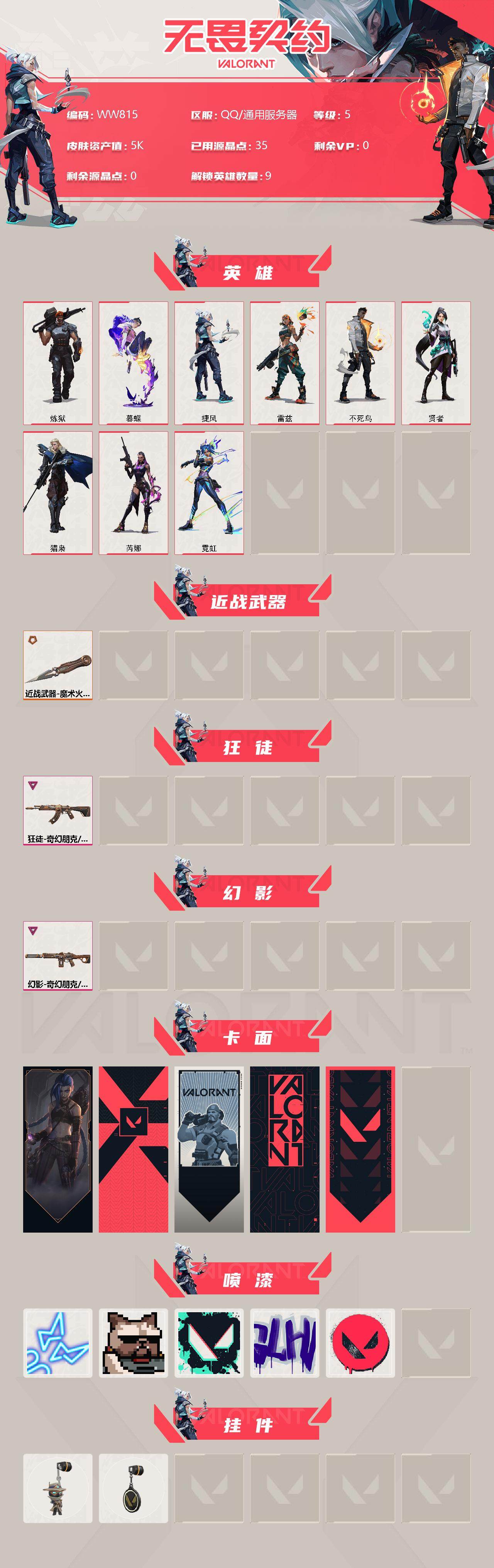 WWQEY39892无畏契约账号详情图2