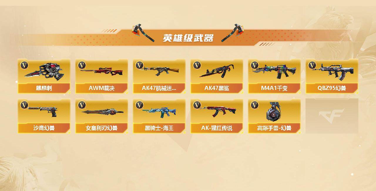 CFLX328330穿越火线账号详情图3 CFLX328330穿越火线账号详情图3