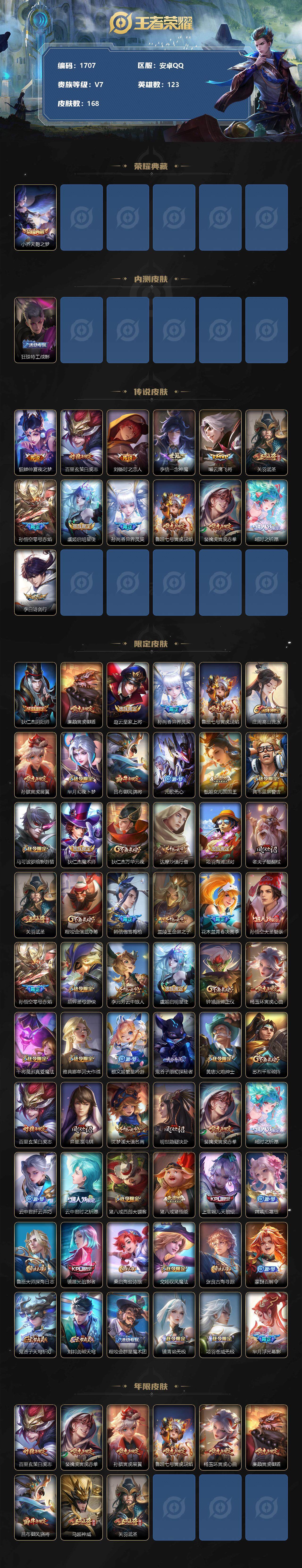 WZCMW3247083王者荣耀账号详情图2