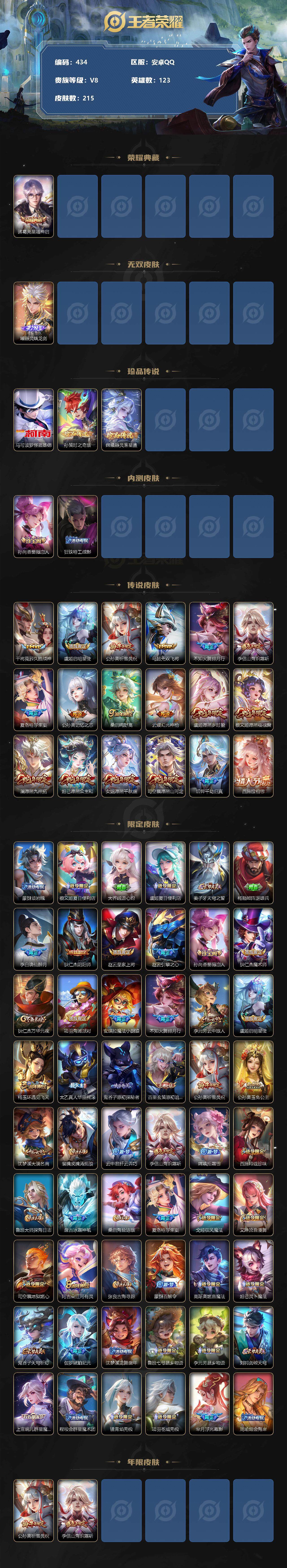 WZLFY3242416王者荣耀账号详情图2