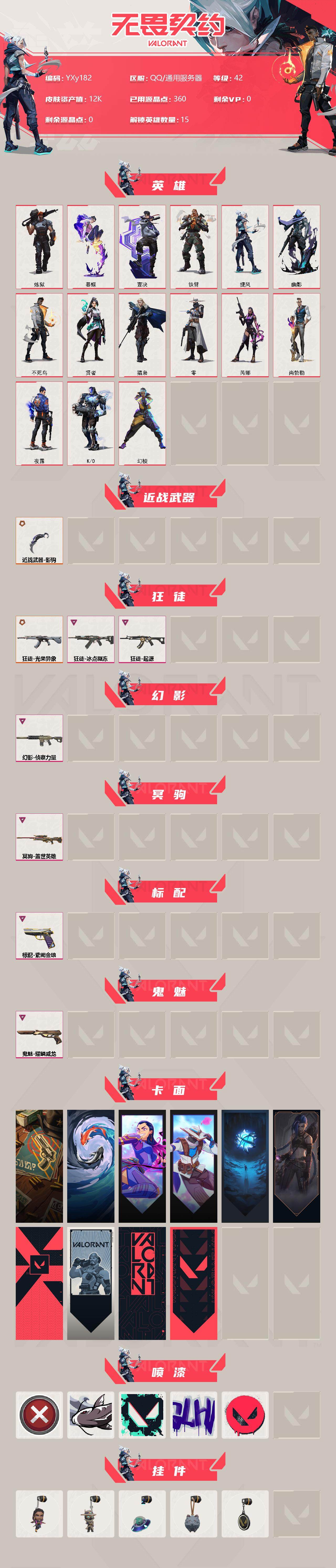 WWQYXS310110无畏契约账号详情图2 WWQYXS310110无畏契约账号详情图2