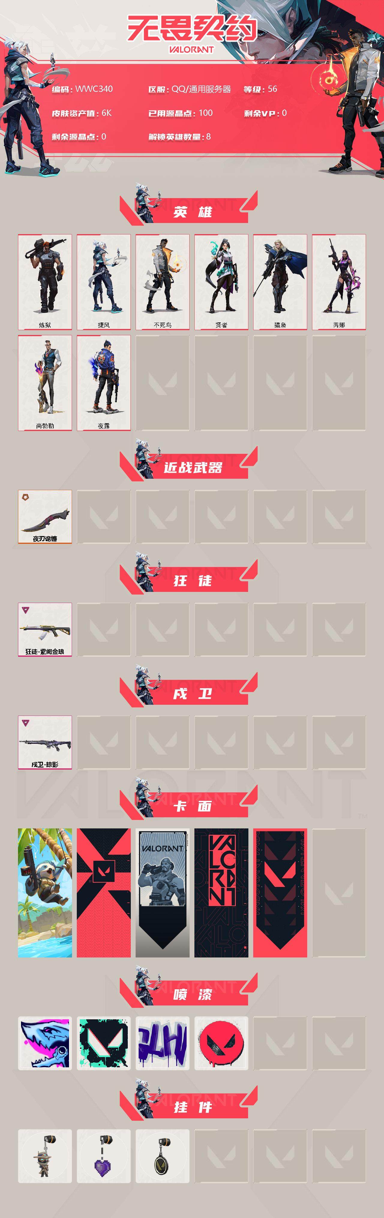 WWQEY39928无畏契约账号详情图2