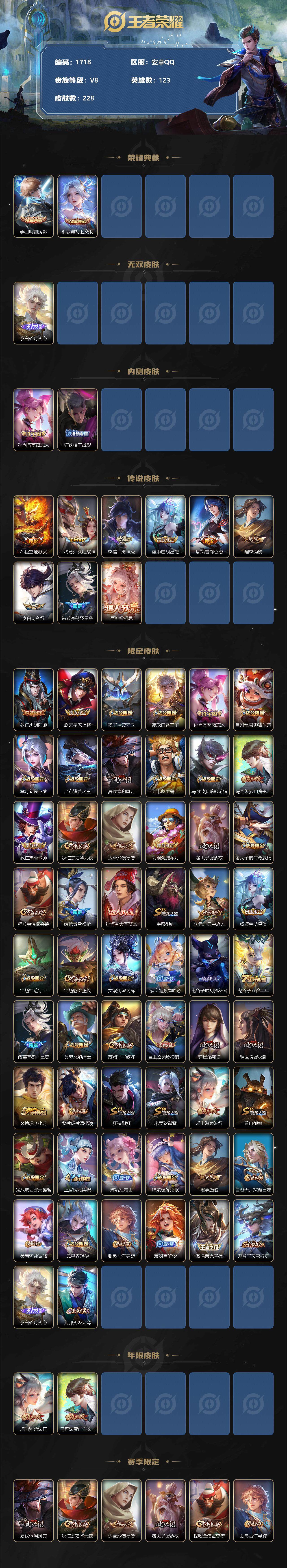 WZCMW3268830王者荣耀账号详情图2