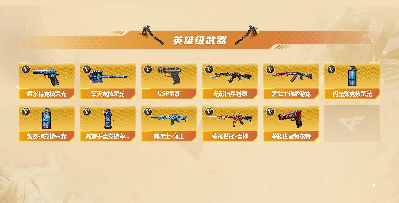 CFFHW326245穿越火线账号详情图3 CFFHW326245穿越火线账号详情图3