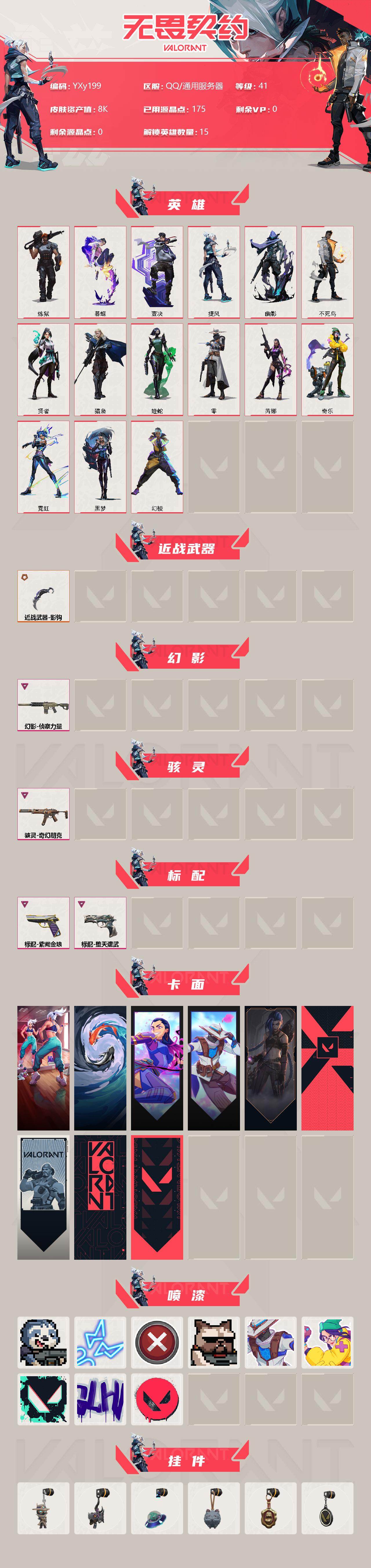WWQYXS310550无畏契约账号详情图2