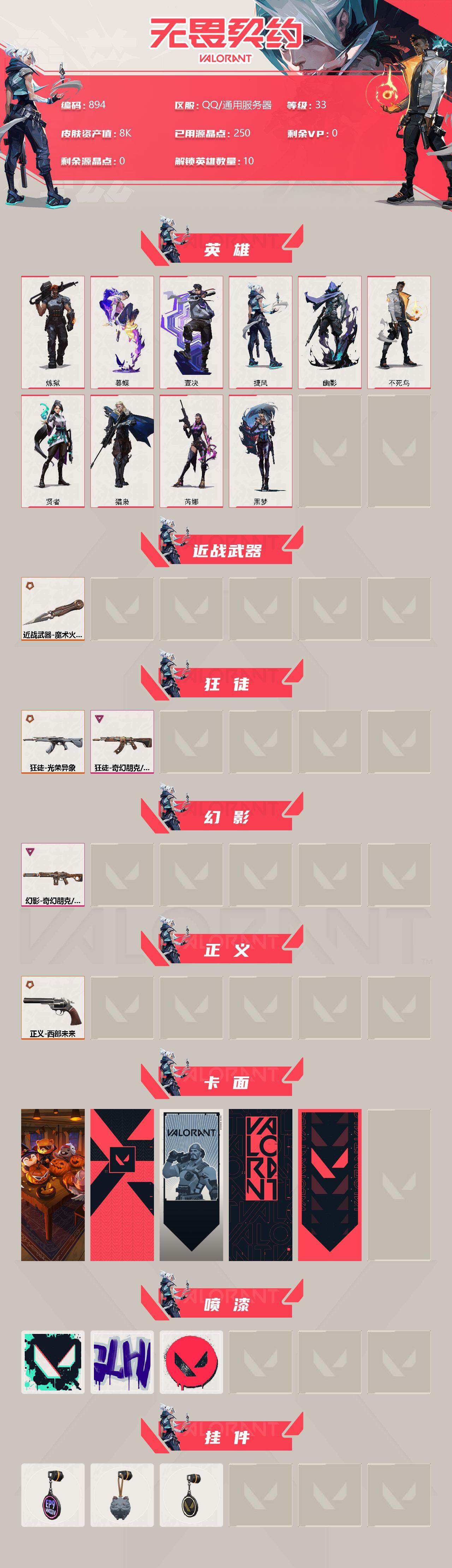 WWQQM310636无畏契约账号详情图3 WWQQM310636无畏契约账号详情图3