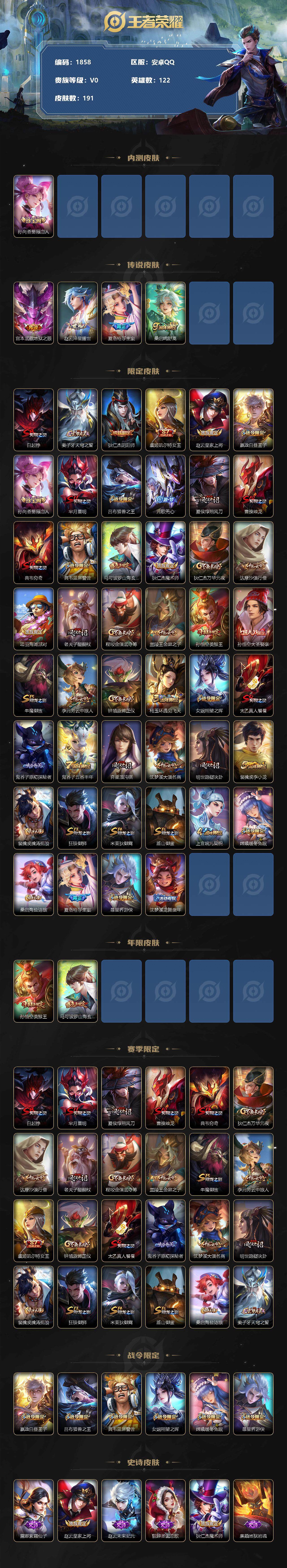 WZCMW3251529王者荣耀账号详情图2