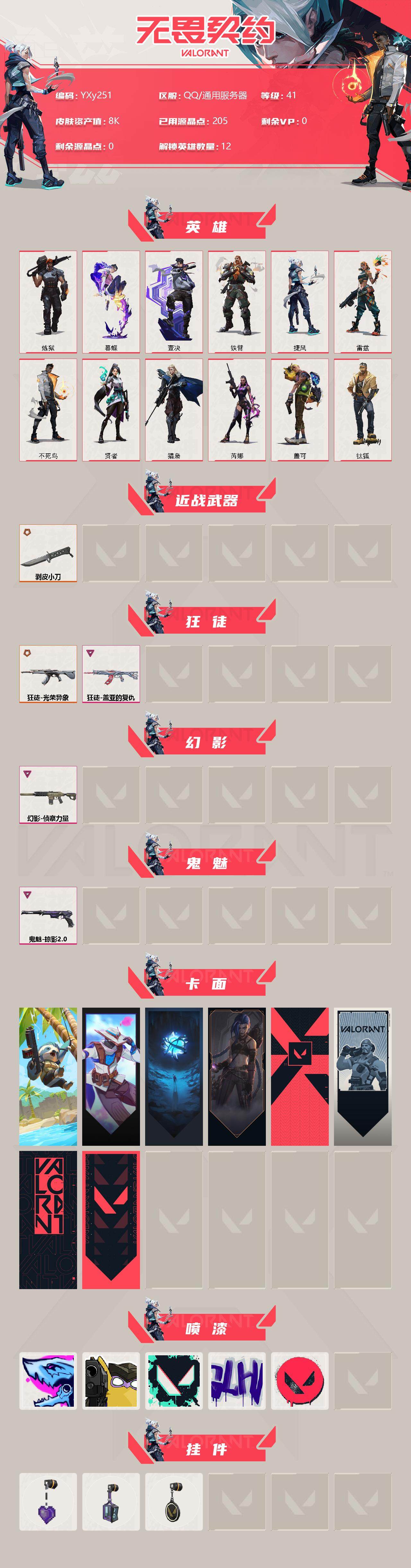 WWQYXS310721无畏契约账号详情图2 WWQYXS310721无畏契约账号详情图2
