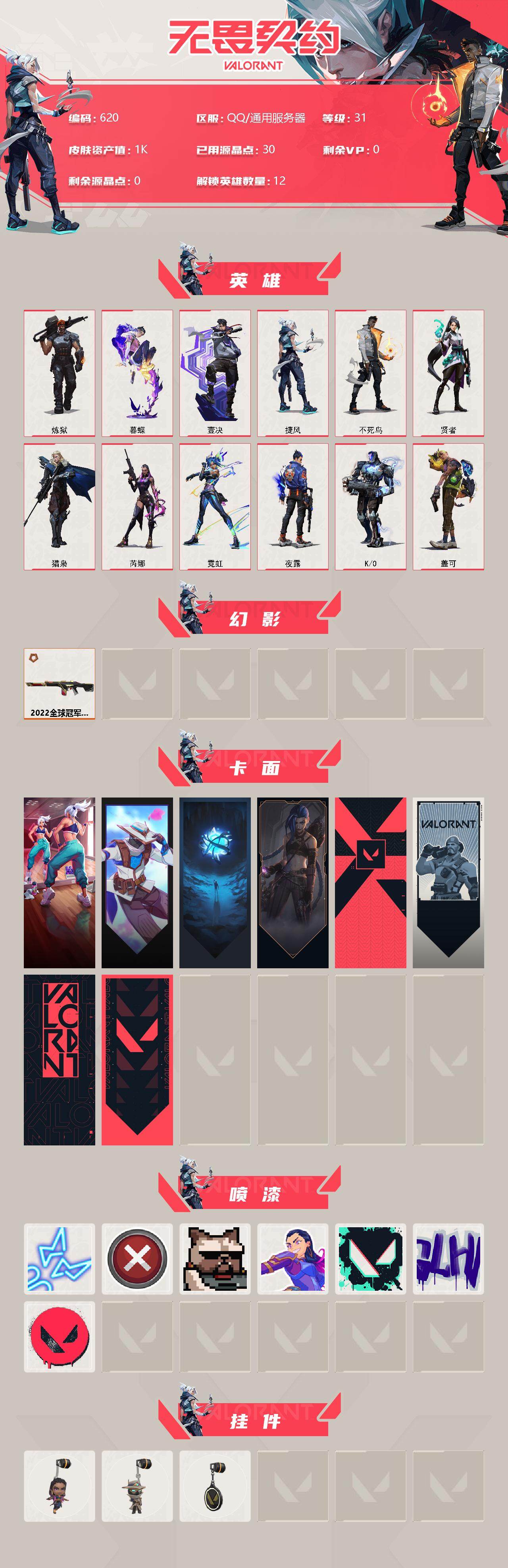 WWQXL310742无畏契约账号详情图2 WWQXL310742无畏契约账号详情图2