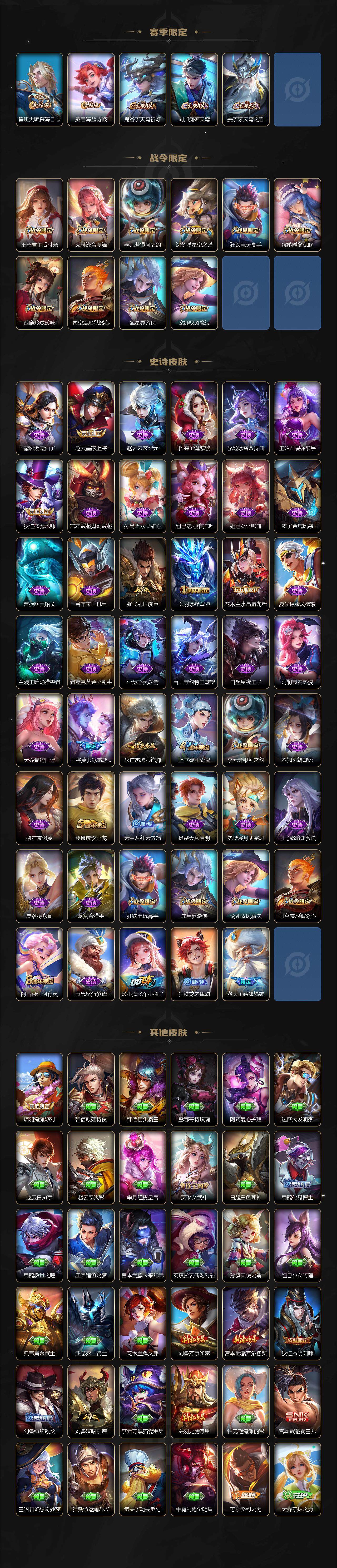 WZ0349244王者荣耀账号详情图3 WZ0349244王者荣耀账号详情图3