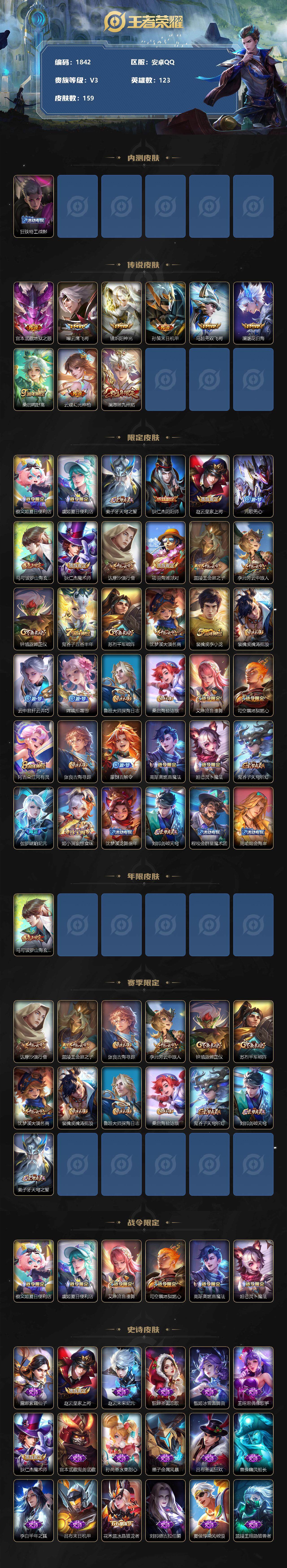 WZCMW3369184王者荣耀账号详情图2