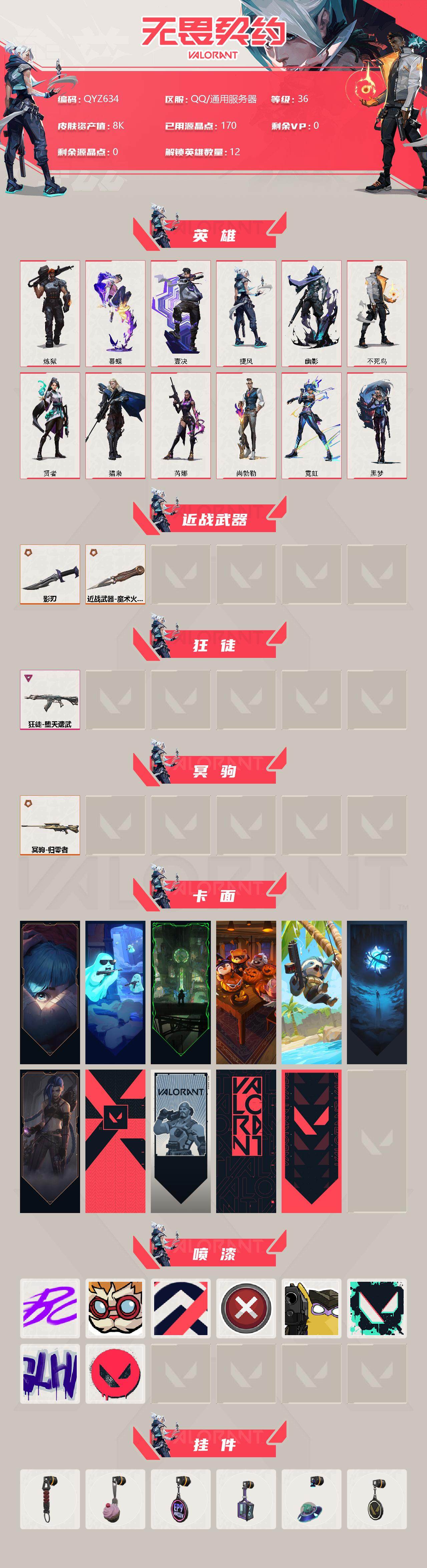 WWQEY310798无畏契约账号详情图2 WWQEY310798无畏契约账号详情图2