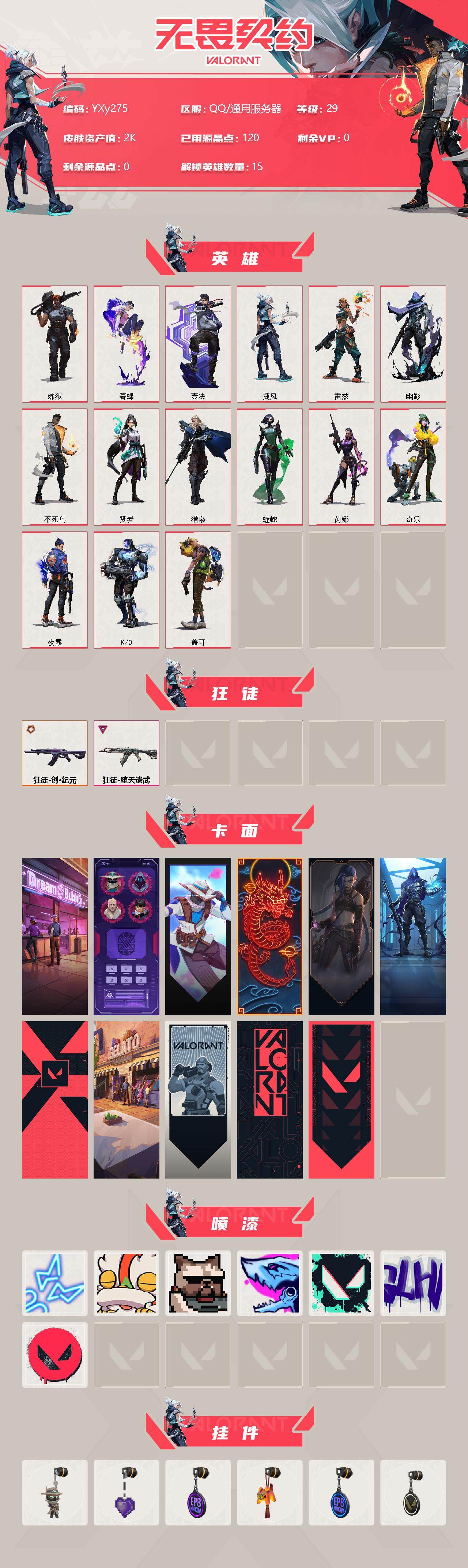 WWQYXS310826无畏契约账号详情图2 WWQYXS310826无畏契约账号详情图2