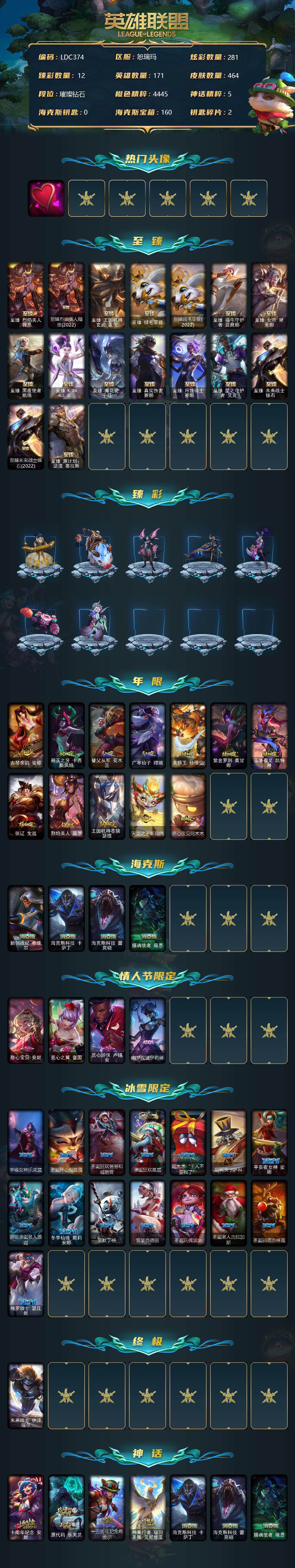 LOLEY311099英雄联盟账号详情图2