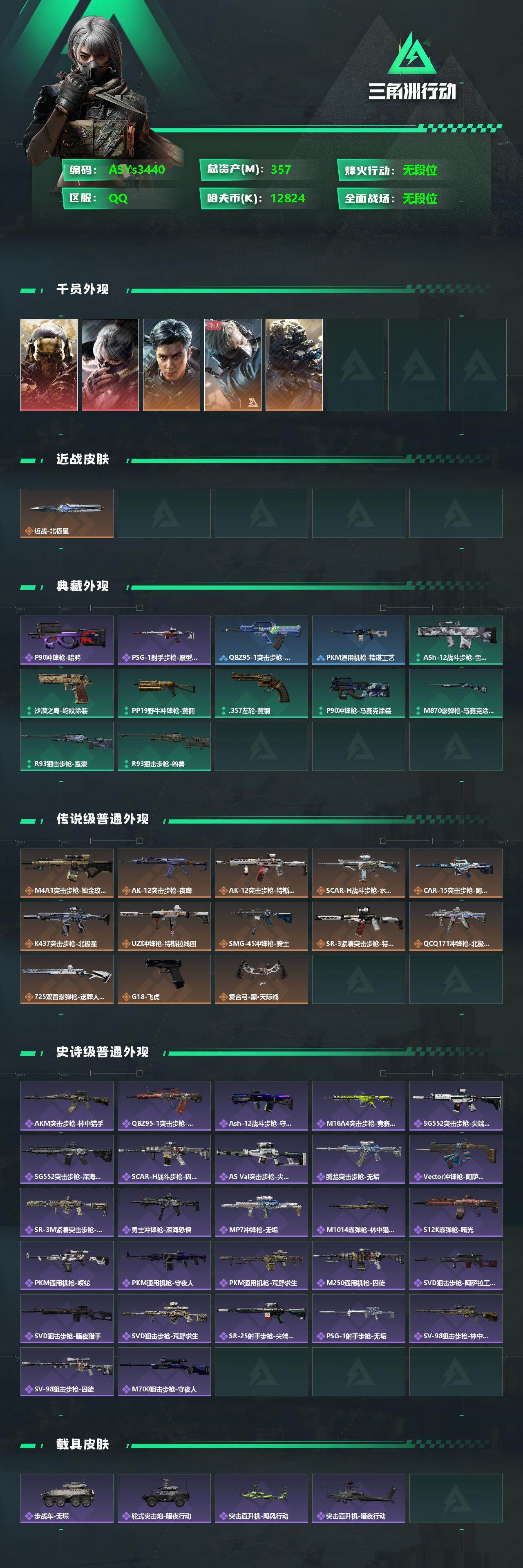SJZYXS326343三角洲行动账号详情图2