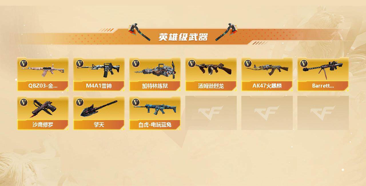 CFLX326545穿越火线账号详情图2 CFLX326545穿越火线账号详情图2