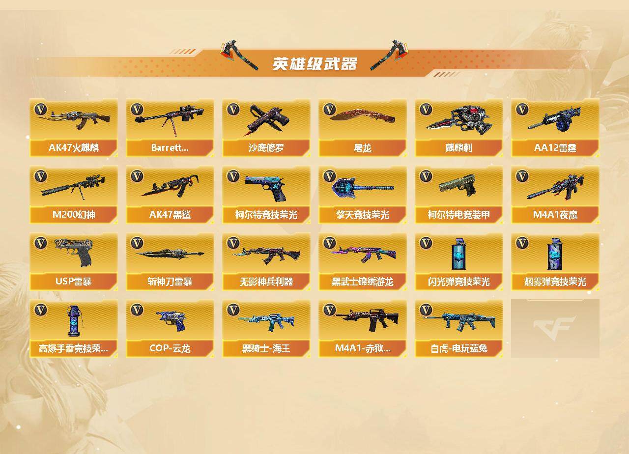 CFFHW326652穿越火线账号详情图5