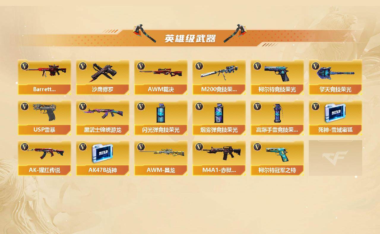 CFFHW326666穿越火线账号详情图5 CFFHW326666穿越火线账号详情图5