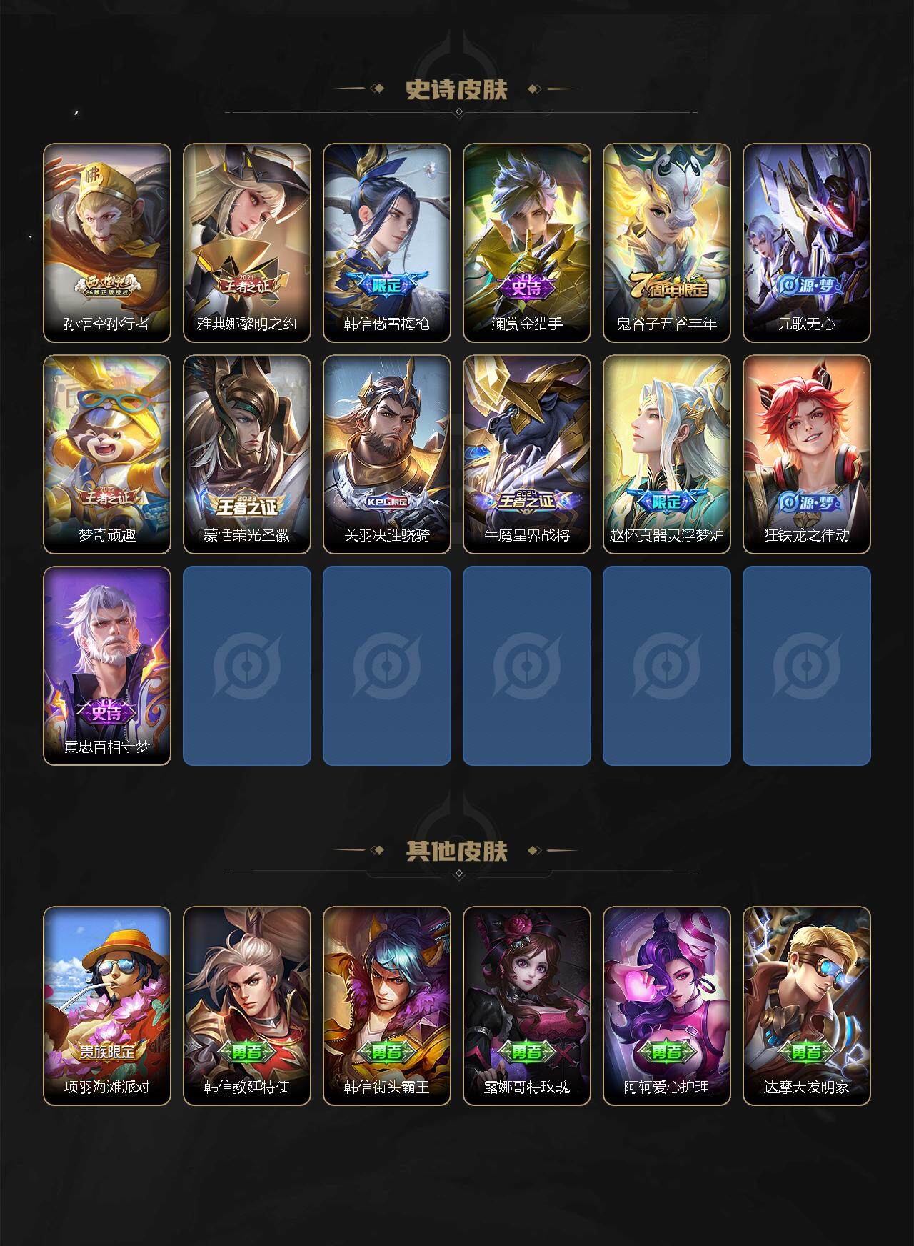 WZXS3256768王者荣耀账号详情图8 WZXS3256768王者荣耀账号详情图8