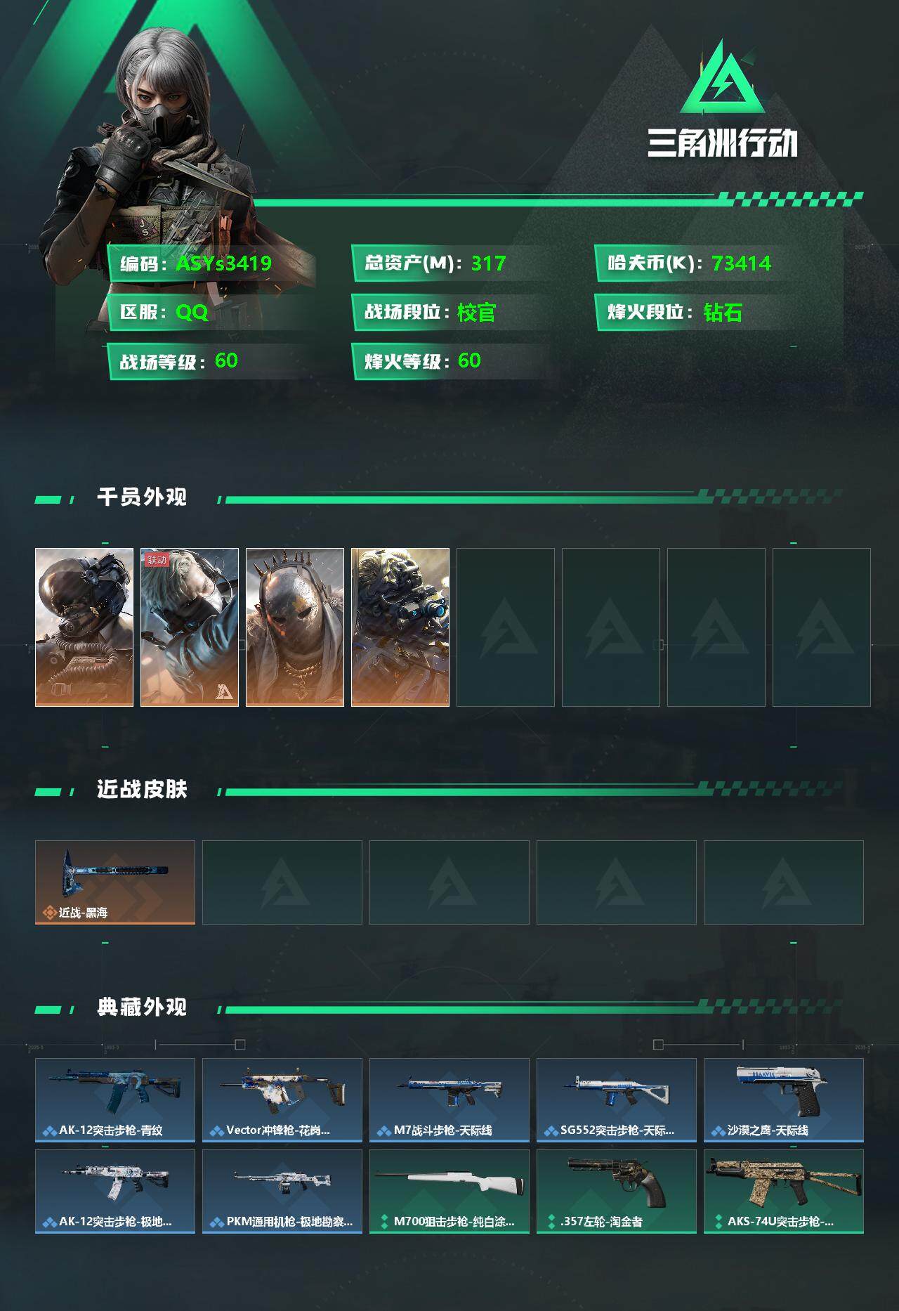 SJZYXS326388三角洲行动账号详情图2 SJZYXS326388三角洲行动账号详情图2