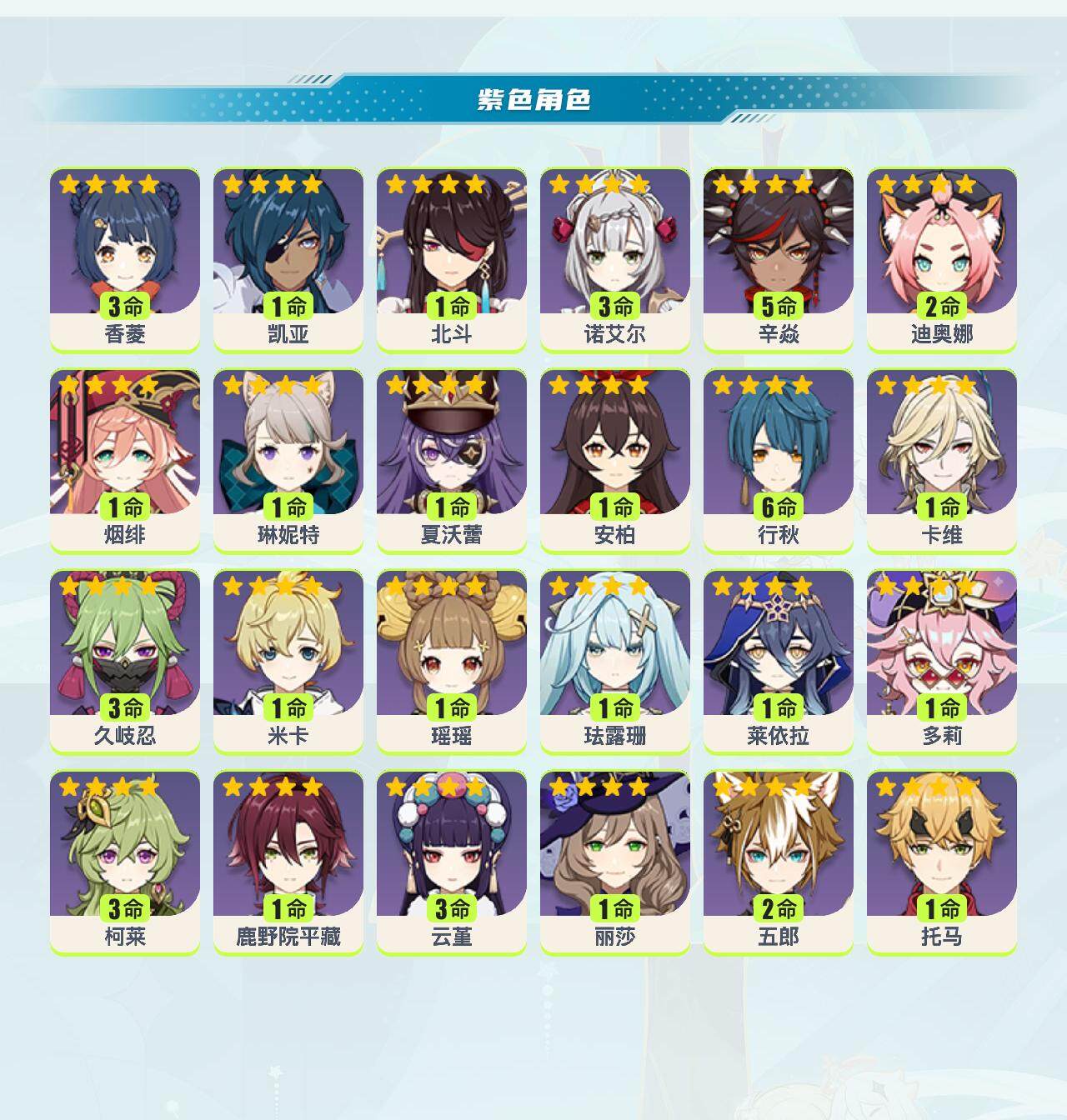 YSEY310850原神账号详情图3