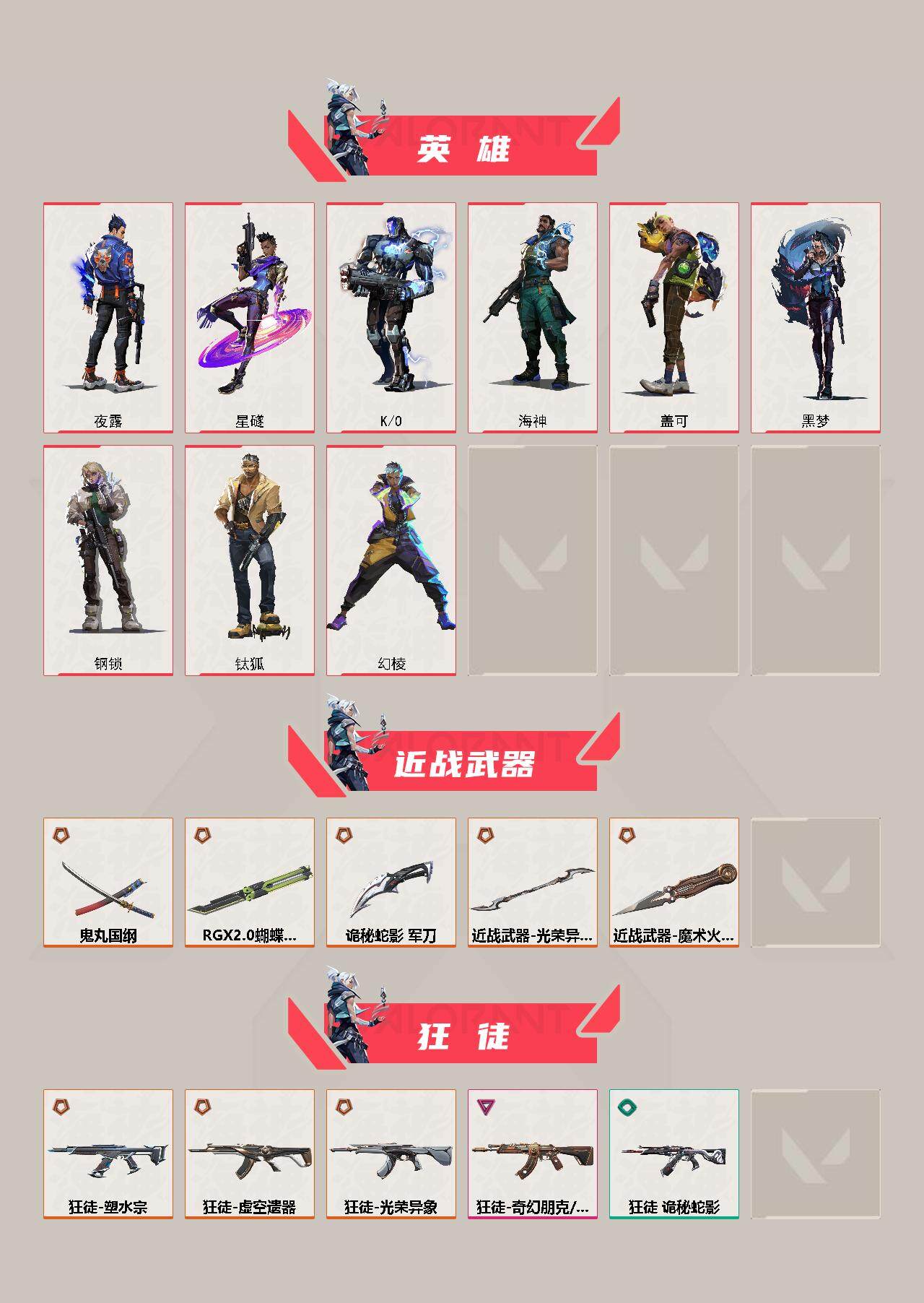 WWQEY311207无畏契约账号详情图3 WWQEY311207无畏契约账号详情图3
