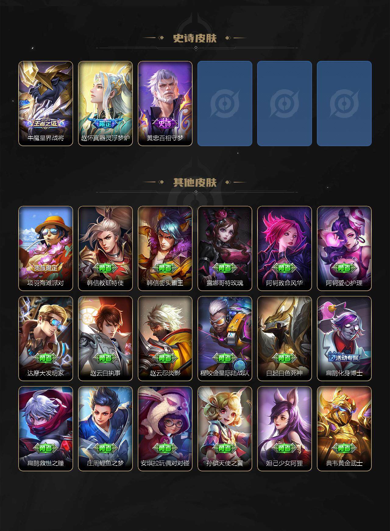 WZLFY3348782王者荣耀账号详情图9 WZLFY3348782王者荣耀账号详情图9