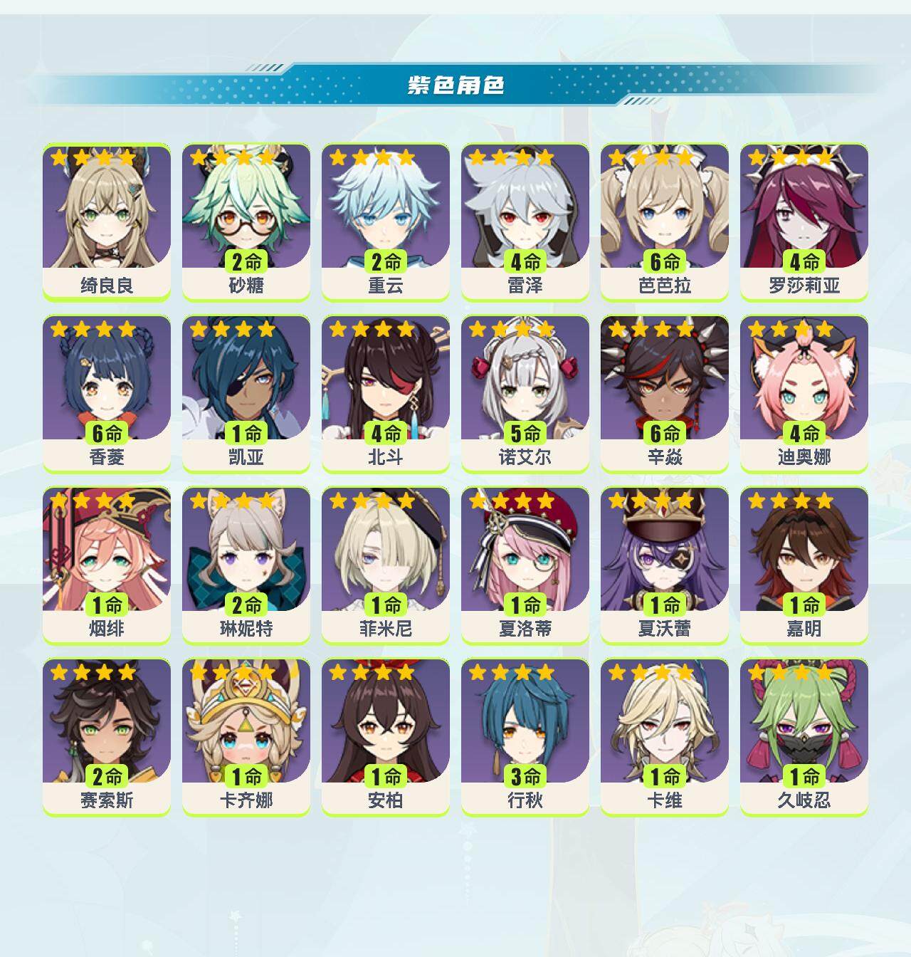 YSEY310897原神账号详情图3