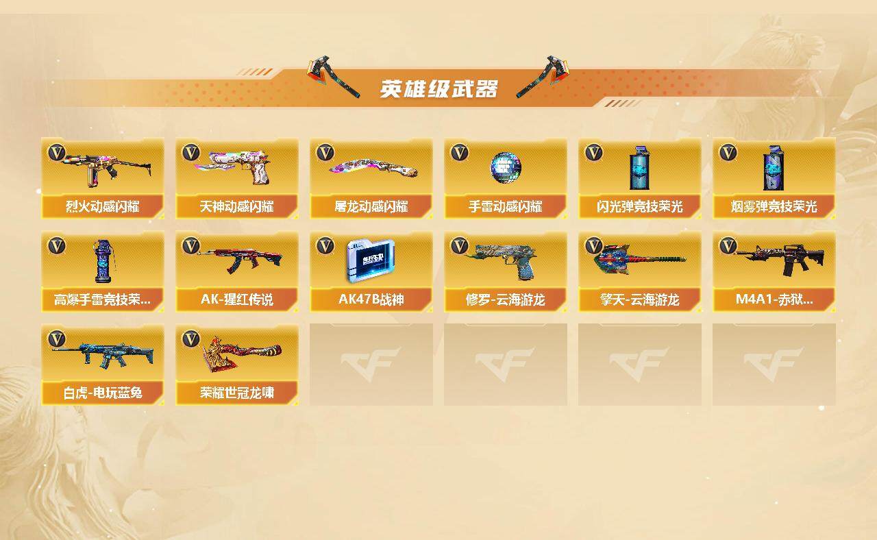 CFLX326923穿越火线账号详情图6 CFLX326923穿越火线账号详情图6