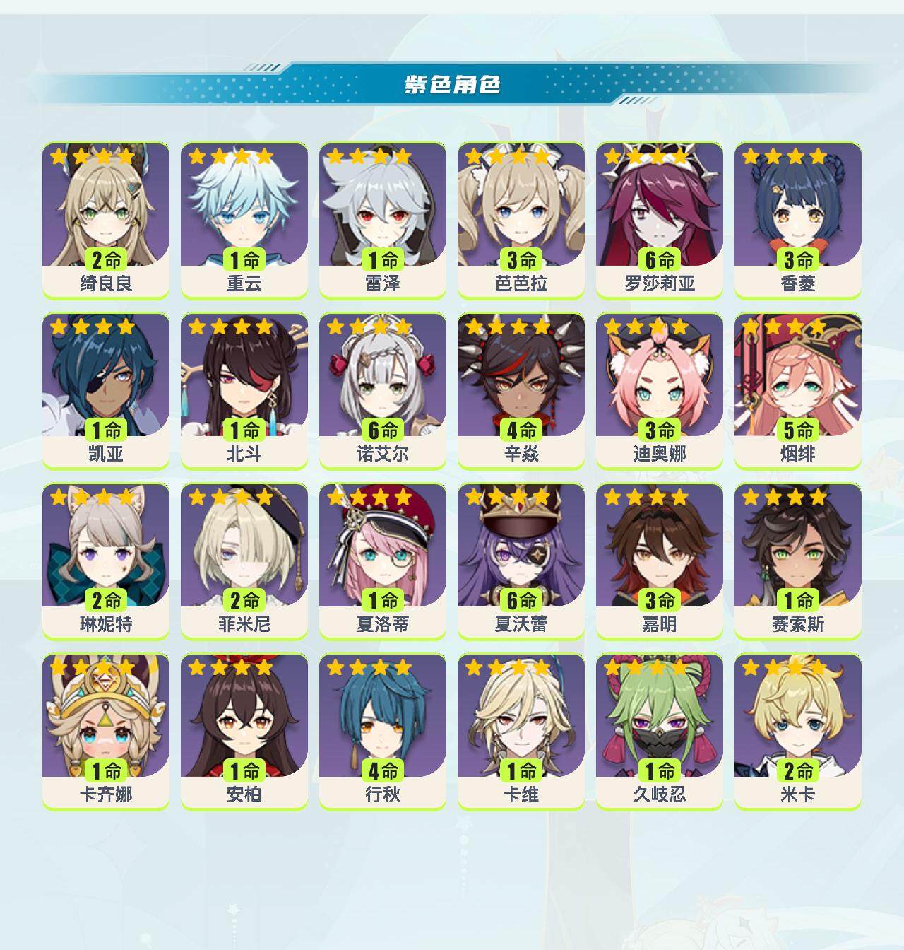 YSEY310906原神账号详情图3