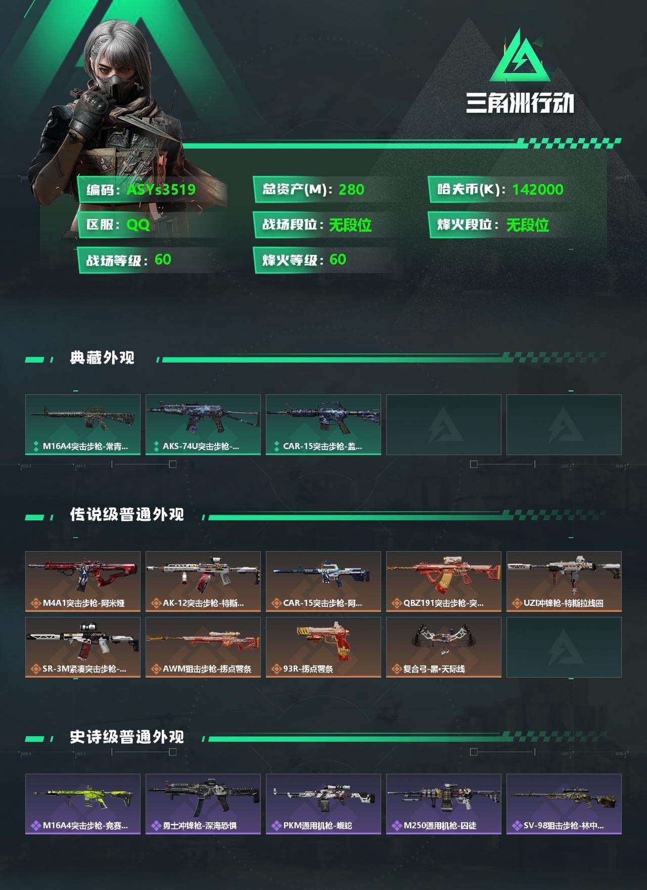 SJZYXS327723三角洲行动账号详情图2