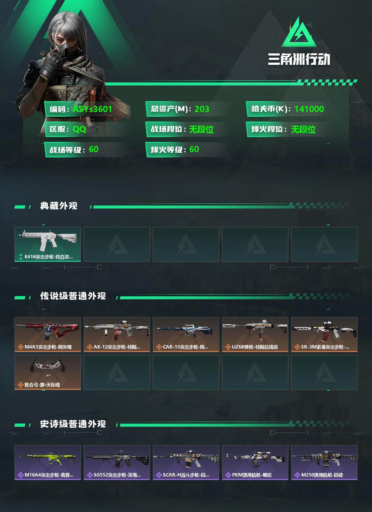 SJZYXS327715三角洲行动账号详情图2