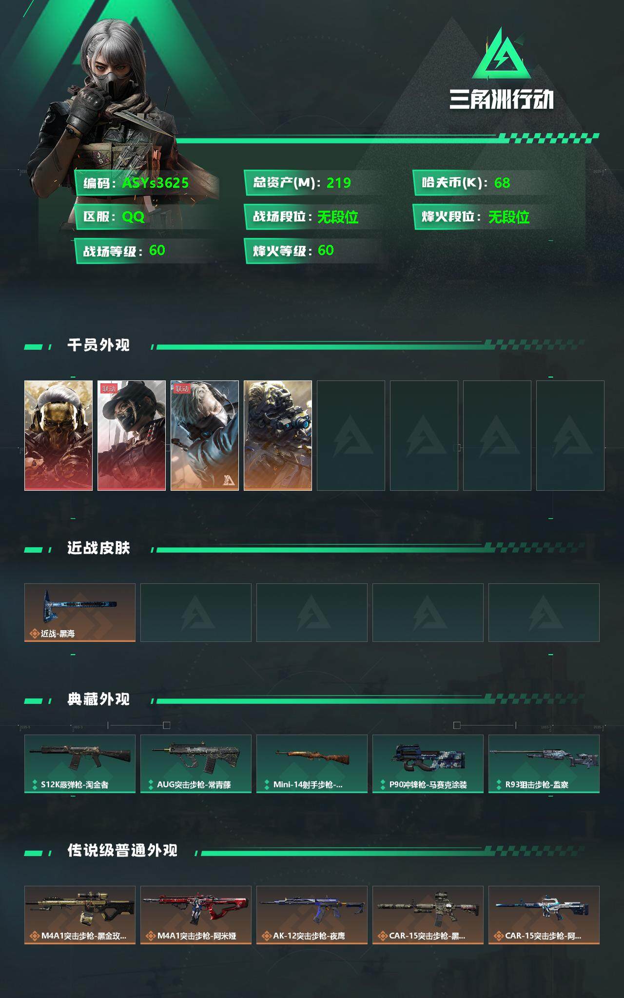 SJZYXS327744三角洲行动账号详情图2