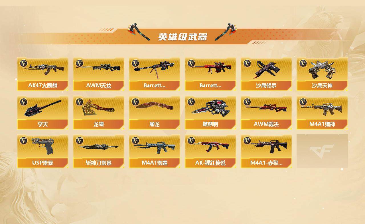 CFLX327090穿越火线账号详情图4