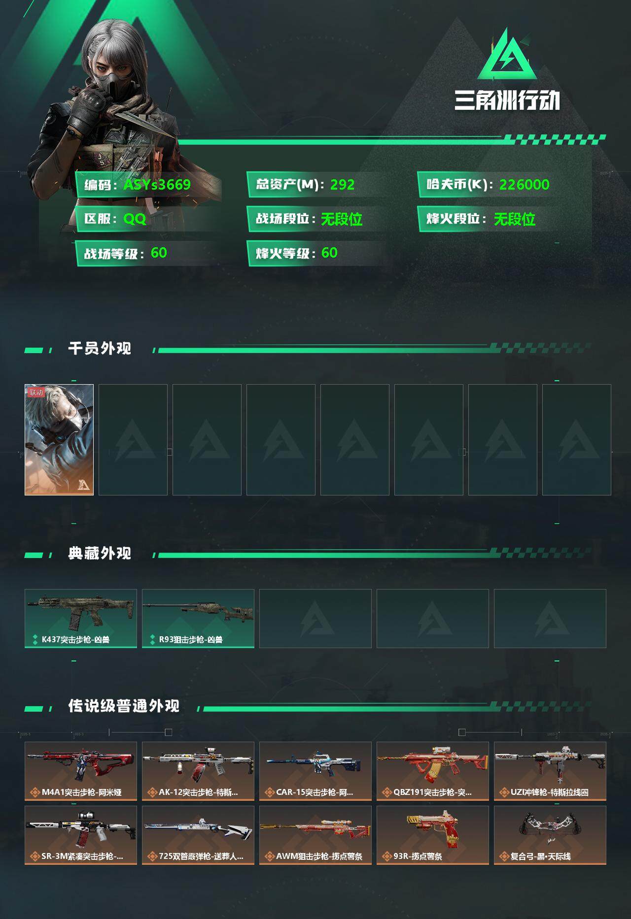 SJZYXS327733三角洲行动账号详情图2