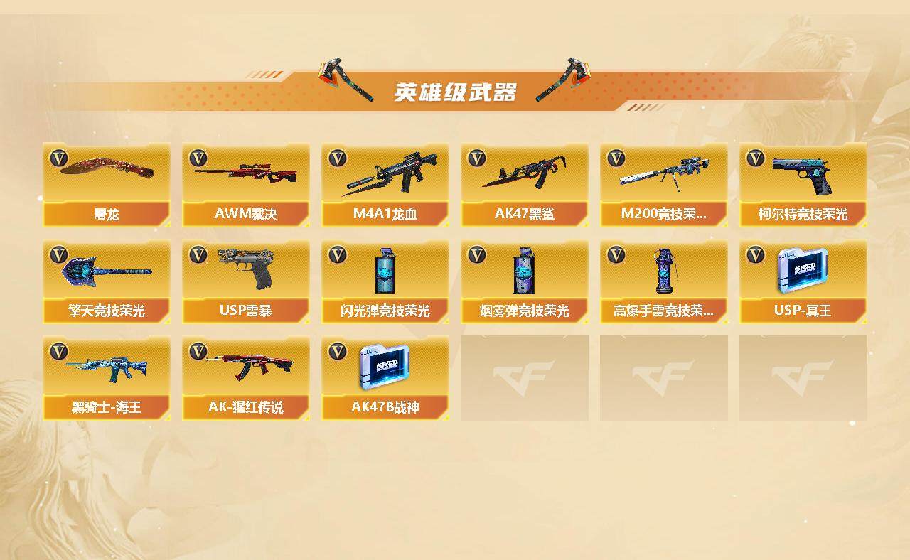 CFLX328366穿越火线账号详情图5 CFLX328366穿越火线账号详情图5