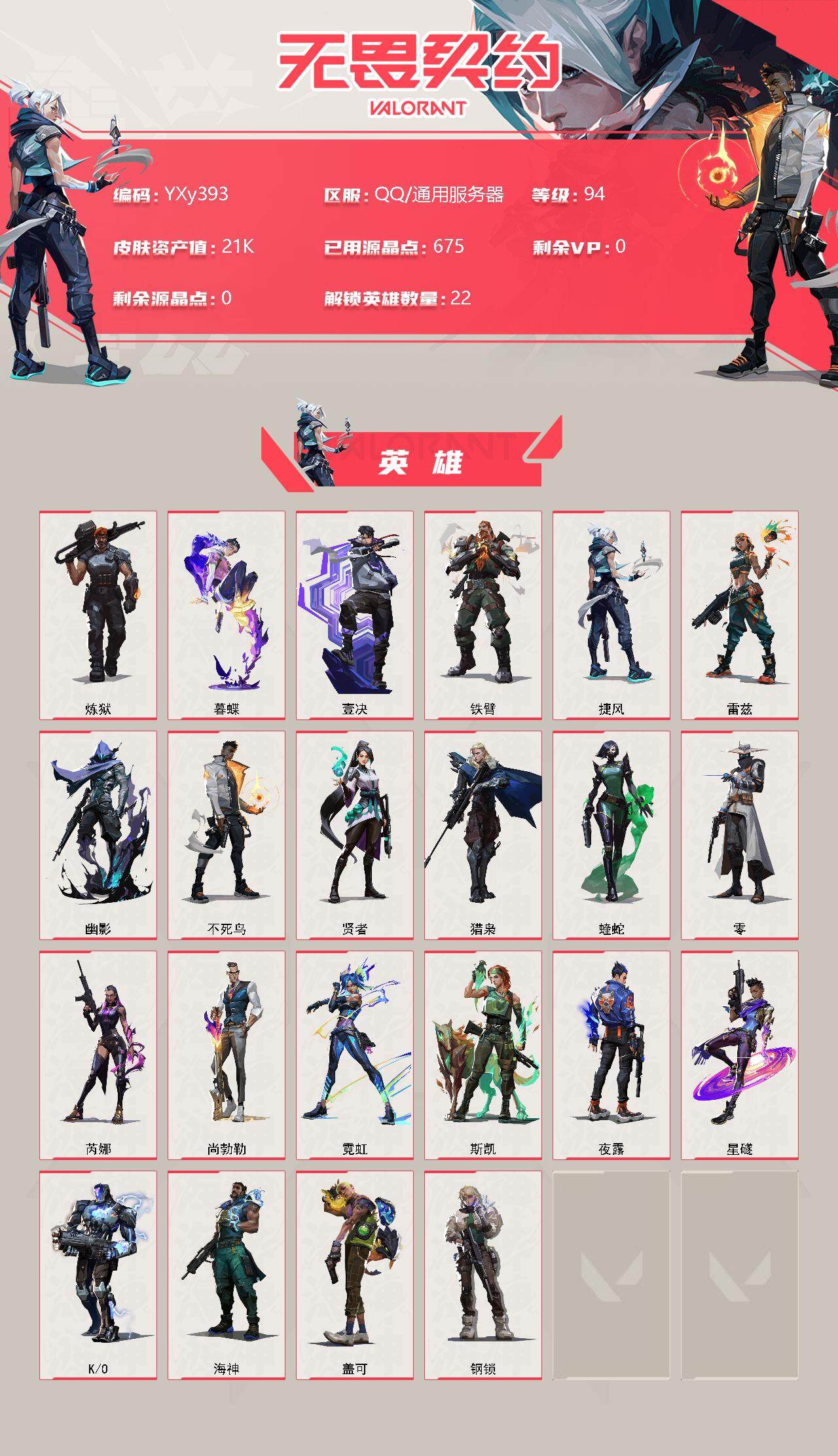 WWQYXS311720无畏契约账号详情图2 WWQYXS311720无畏契约账号详情图2