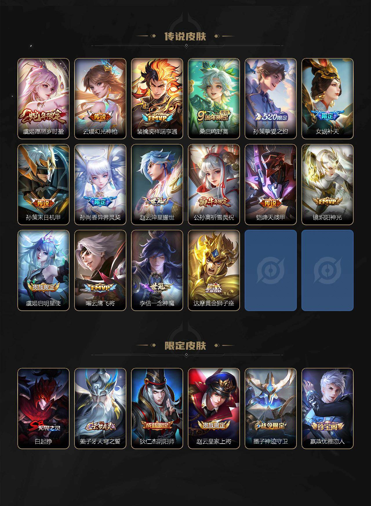 WZ0349256王者荣耀账号详情图3