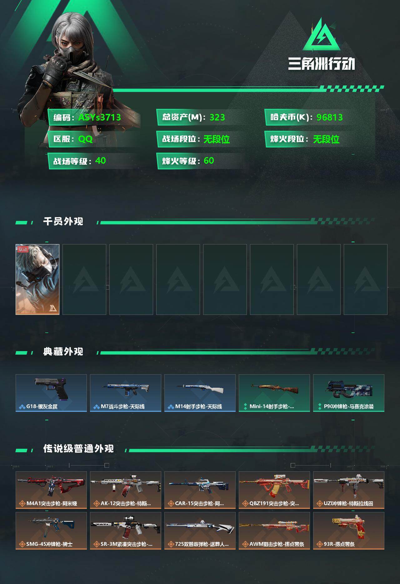 SJZYXS328029三角洲行动账号详情图2