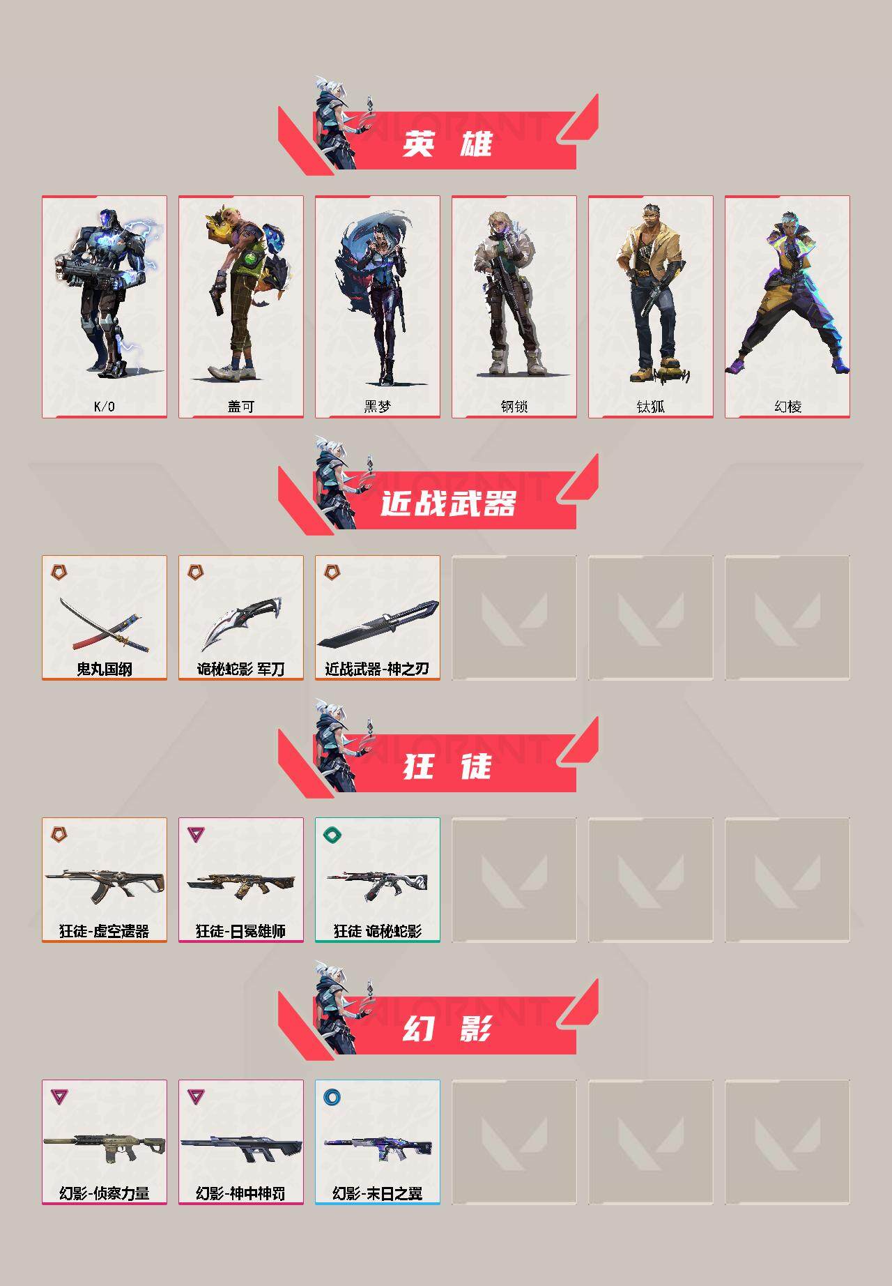 WWQYXS311726无畏契约账号详情图3